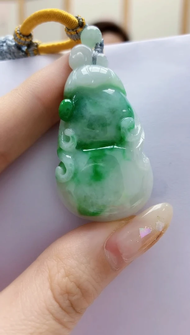 未镶嵌定制翡翠4829jw-毛货挂件195