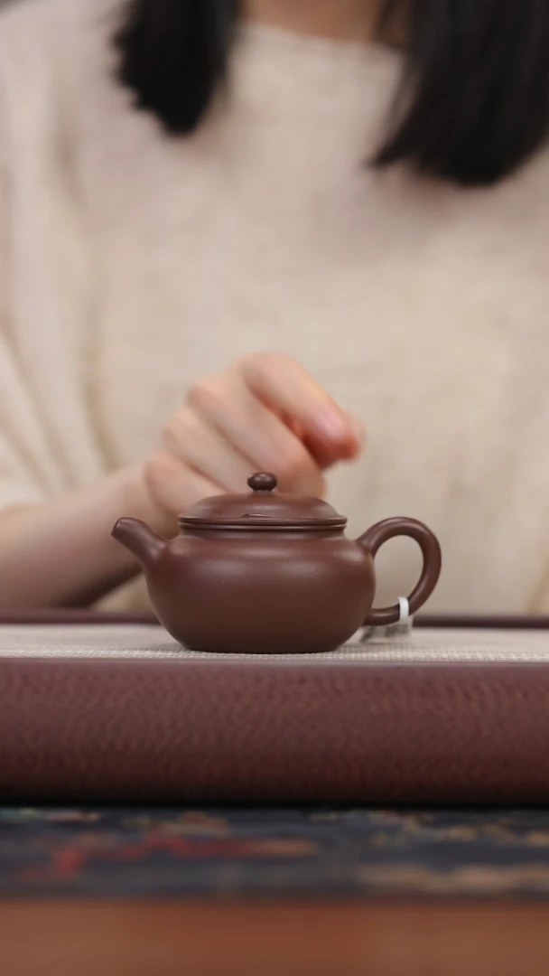 【闪购商品】紫砂茶壶梵记 底槽清 仿古160cc