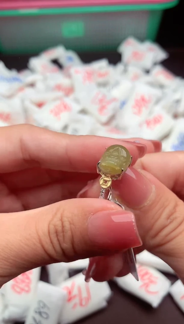 【闪购商品】翡翠戒指银S925镶嵌一