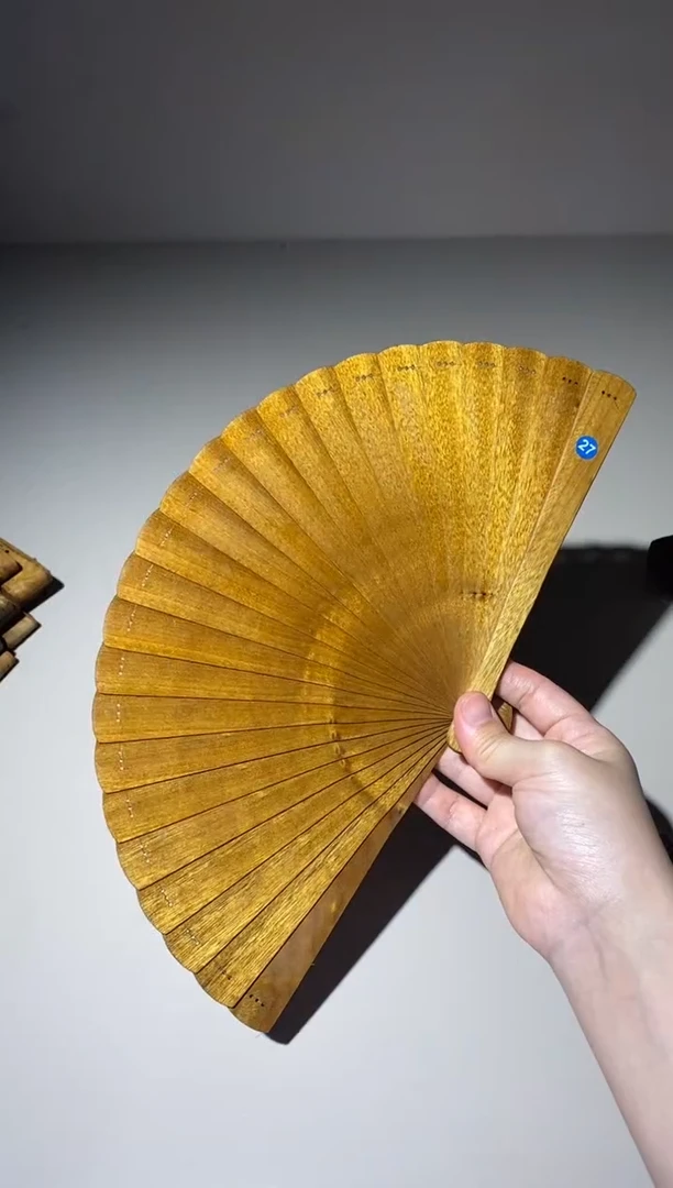 金丝楠18cm金丝楠木小叶桢楠扇27