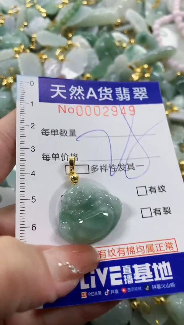 颈饰未镶嵌翡翠天然A货翡翠
