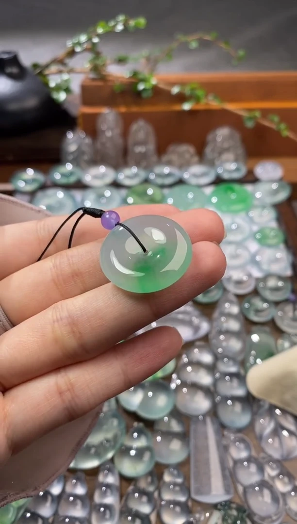 吊坠(不含链)未镶嵌翡翠扣子