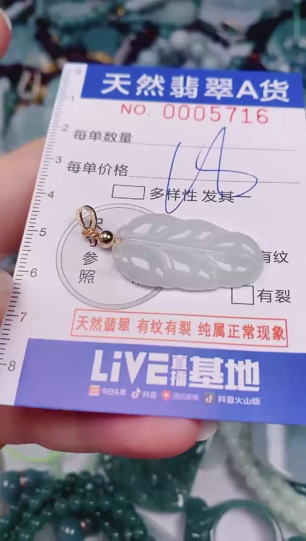 颈饰未镶嵌翡翠00005716