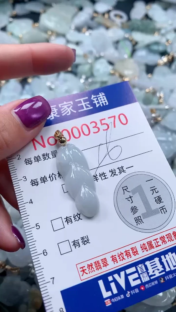 颈饰未镶嵌翡翠3570