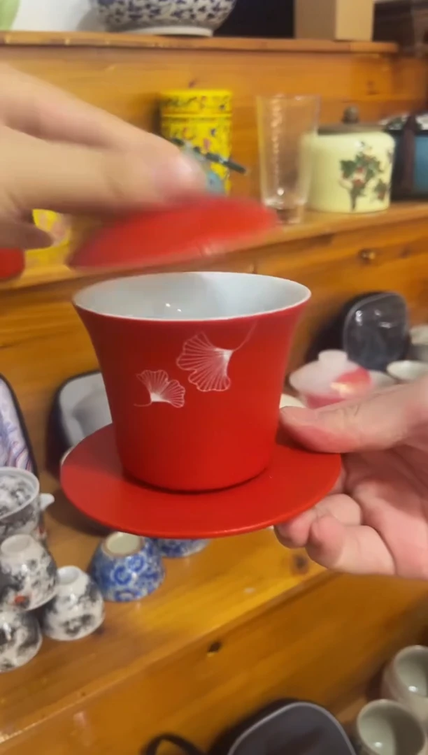 陶瓷茶具摆件旅行套组