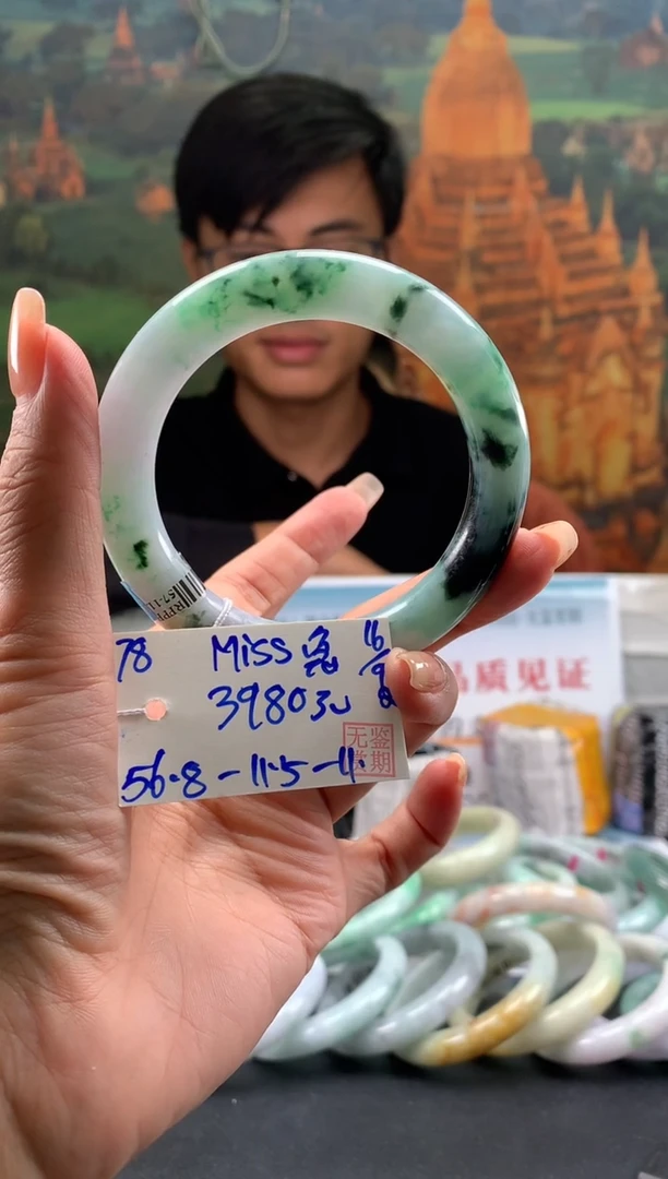 未镶嵌手镯翡翠M***兔翡翠手镯 下单联系小耳机#78