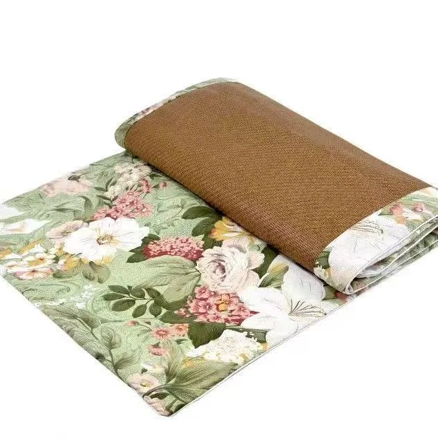 大尺寸手工藤席艾草凉席沙发座垫双面可用四季通用家居必备舒适