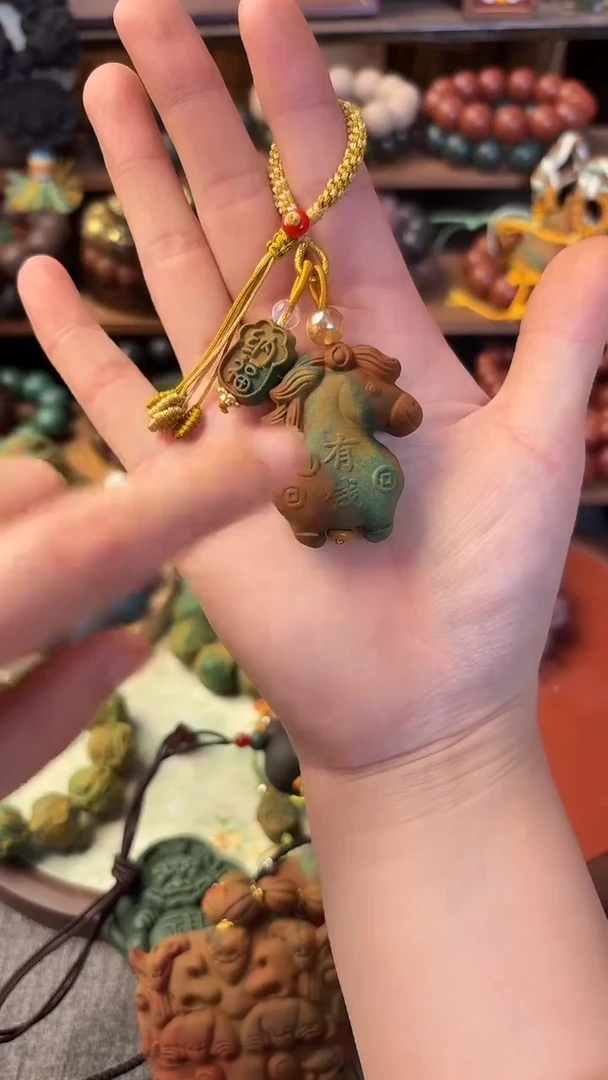 泥塑柚见清茶二苏小马一个