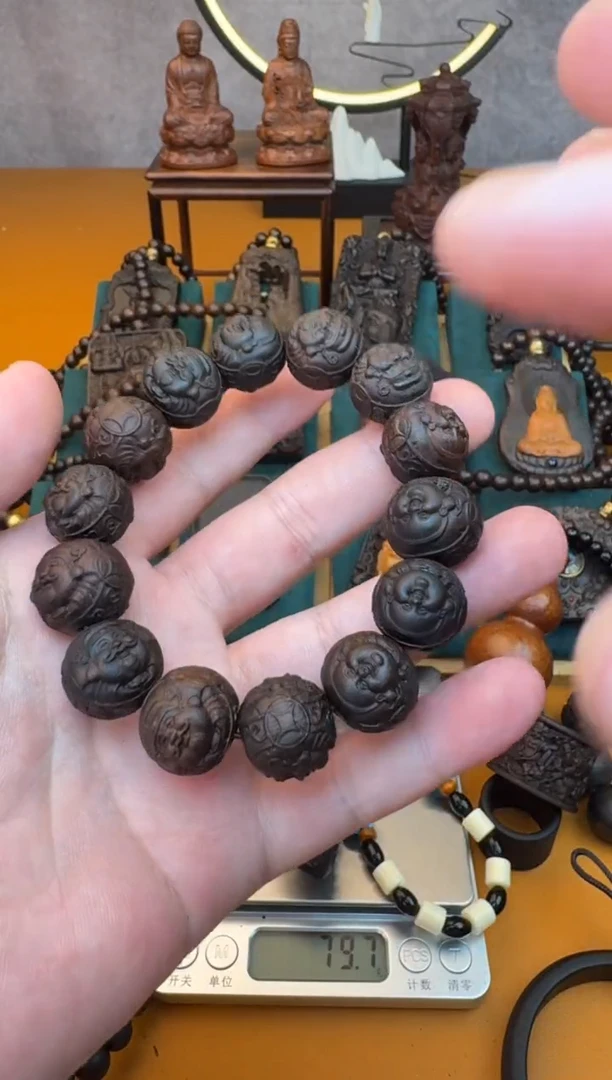 贡木手串/手链《巴布亚贡木》新品财弥单圈手串