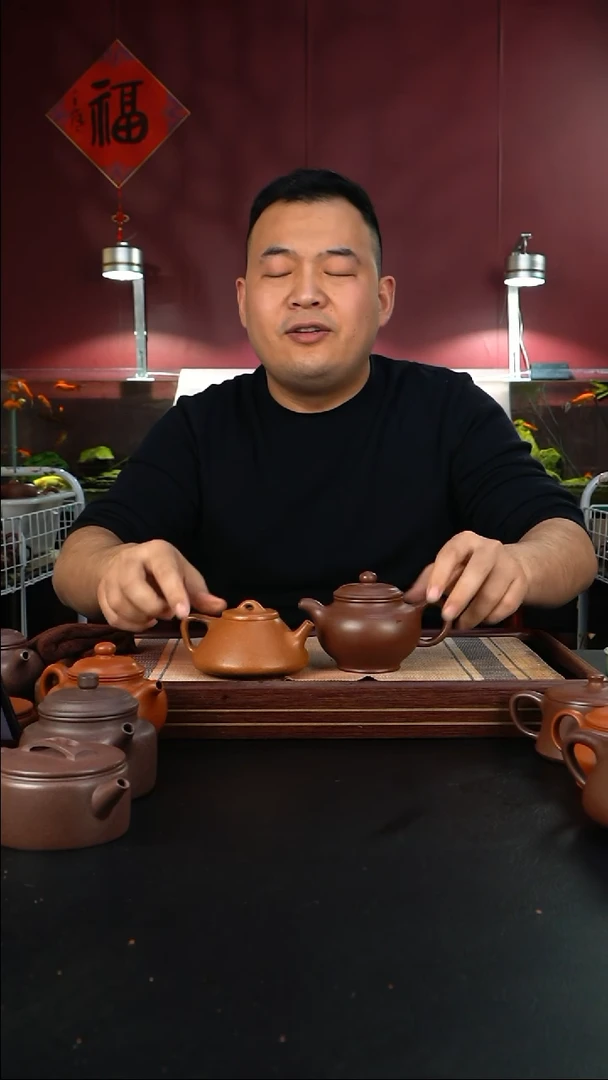 【闪购商品】紫砂茶壶lxc紫泥掇只+沉香段子冶石瓢200