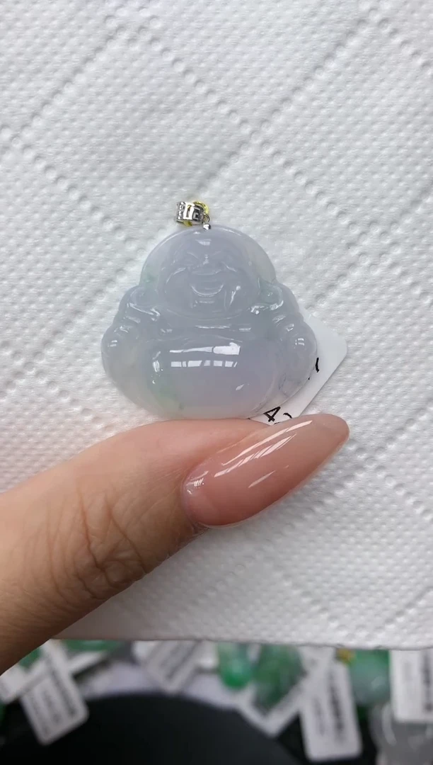 颈饰18K金镶嵌翡翠1111111111