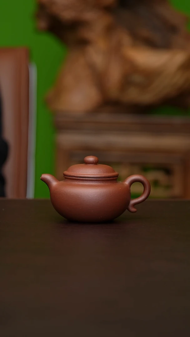 茶壶紫砂宜兴原矿   底槽青  仿古   160CC