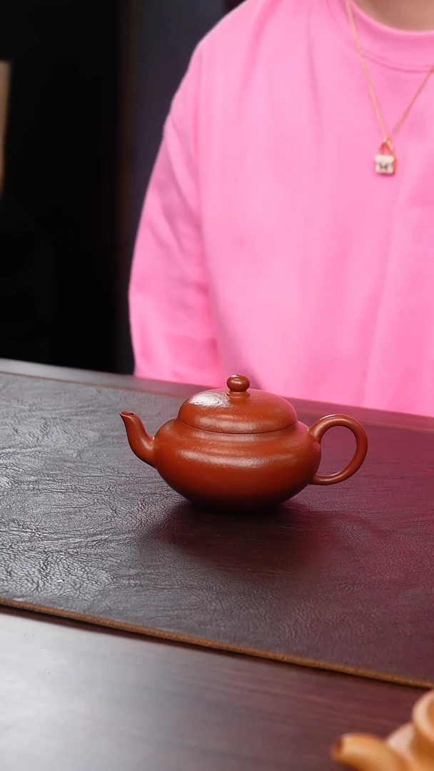 茶壶紫砂侯静大红袍君德
