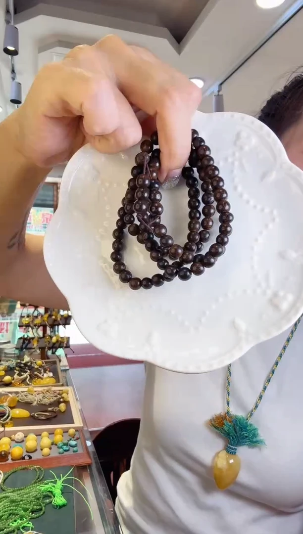 手串沉香木沉香4寸手串