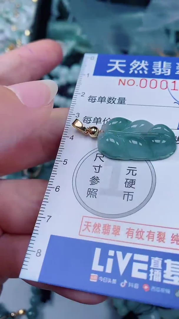 翡翠未镶嵌颈饰00001918