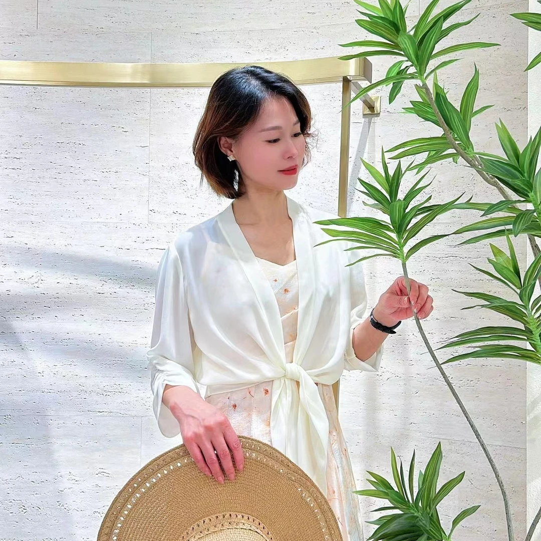 Ditto/迪图BC310夏季七分袖女薄款短外套百搭