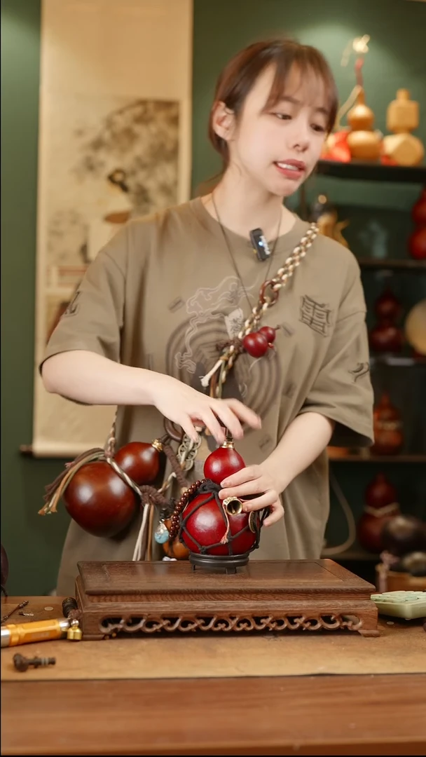 233号精品天然大漆酒葫芦一物一拍~