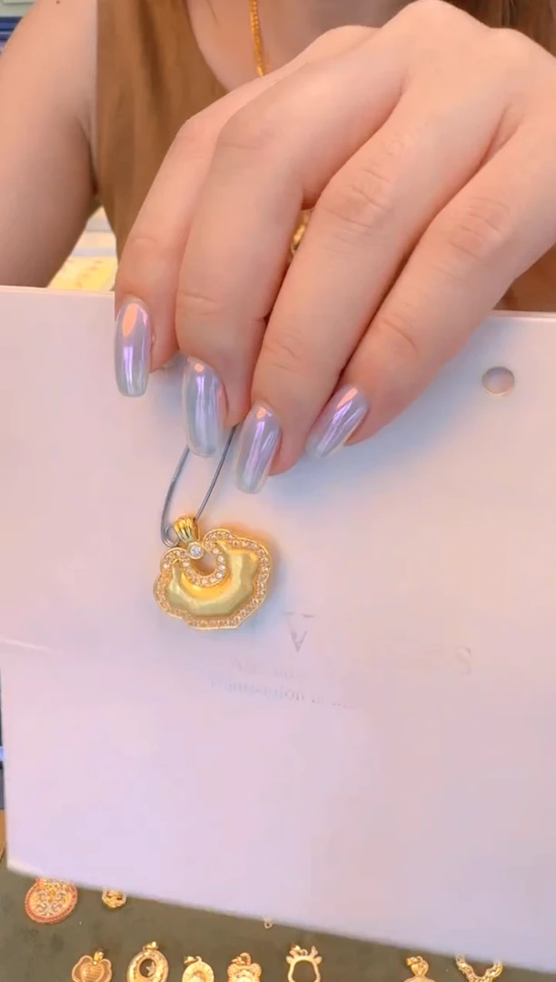 如意锁吊坠1.95g（多样性发货）