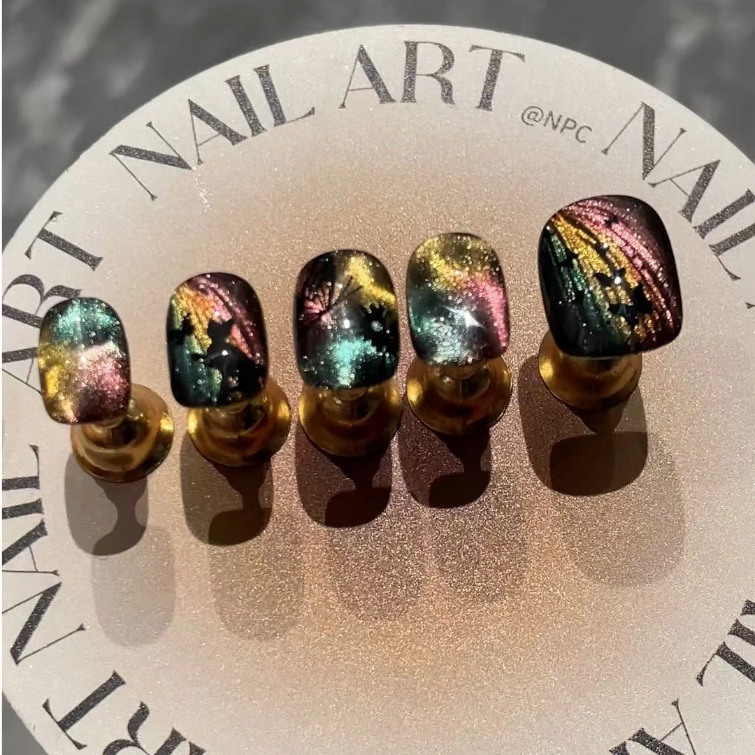 【捕风捉影】纯手工美甲10片装  轻奢气质