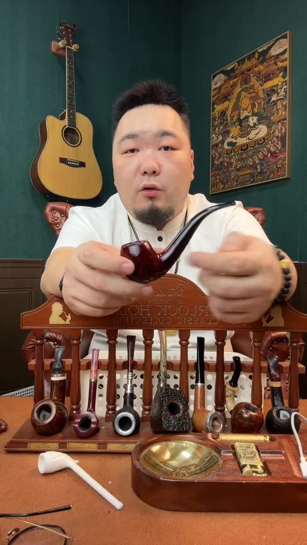石楠木木雕款意大利进口石楠木烟斗