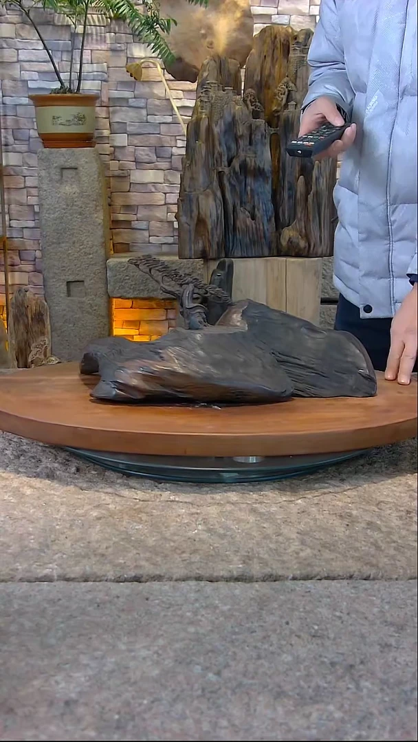 【闪购商品】木木雕40*18*18乌木摆件