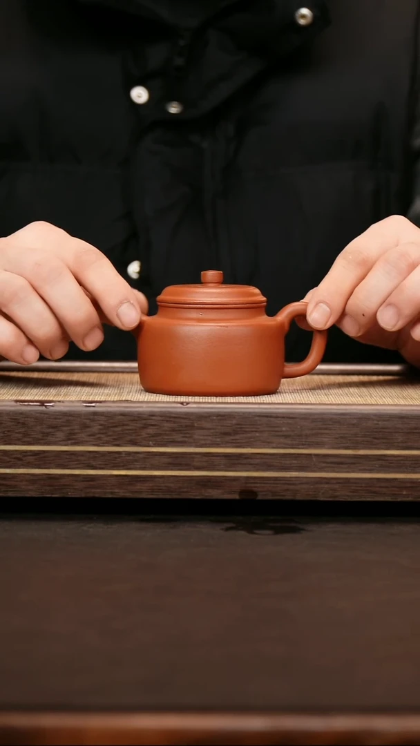 茶壶紫砂小煤窑朱泥 德钟 王红英