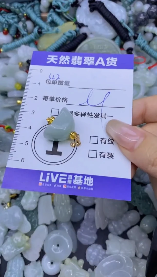 颈饰未镶嵌翡翠天然翡翠A货批量多样性发一件