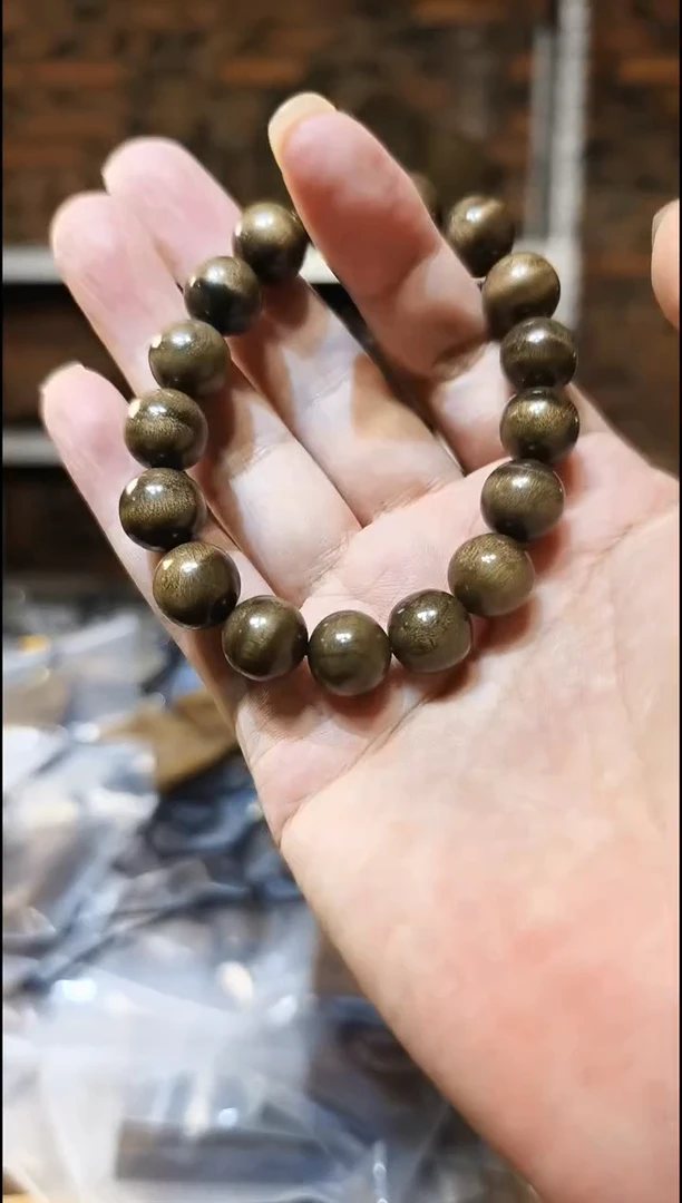 金丝楠1.2阴沉绿猫眼单圈
