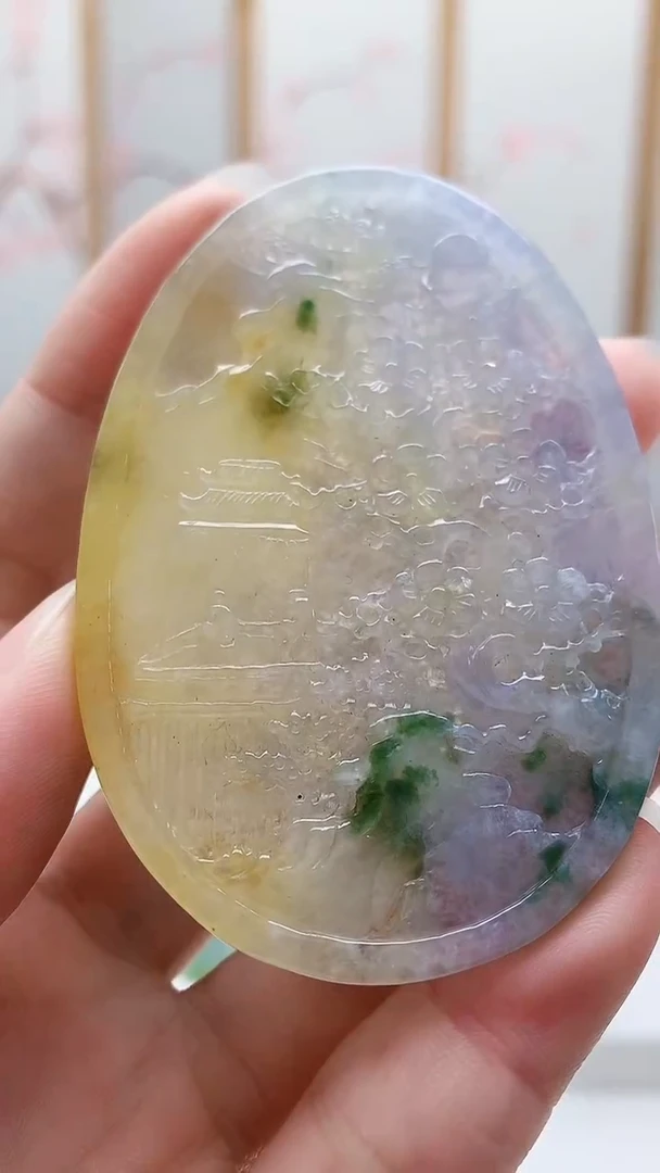 未镶嵌定制翡翠5160ry-毛货挂件