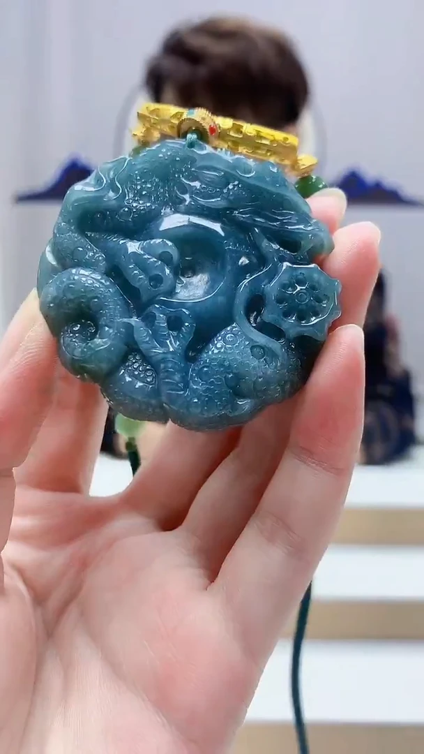 颈饰未镶嵌翡翠5159zm-JJ挂件6
