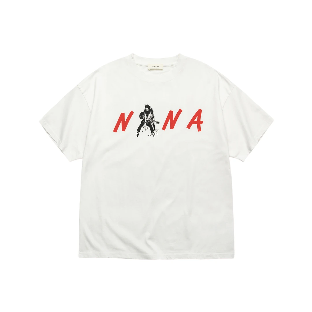 【DoubleCheck】Purey·WR NANA Vintage Rock大崎娜娜摇滚剪影短袖