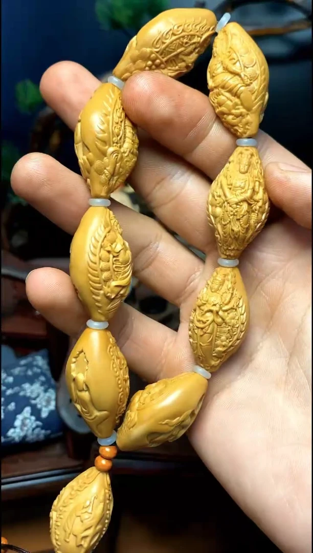 【闪购商品】橄榄核手串/手链精品核雕文玩优选