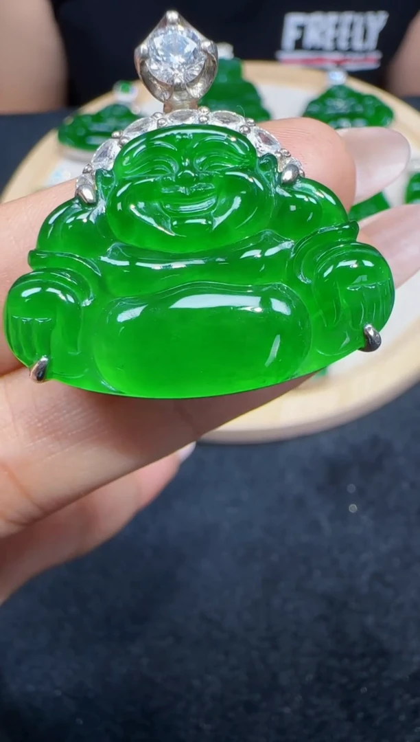 未镶嵌定制翡翠翡翠吊坠132