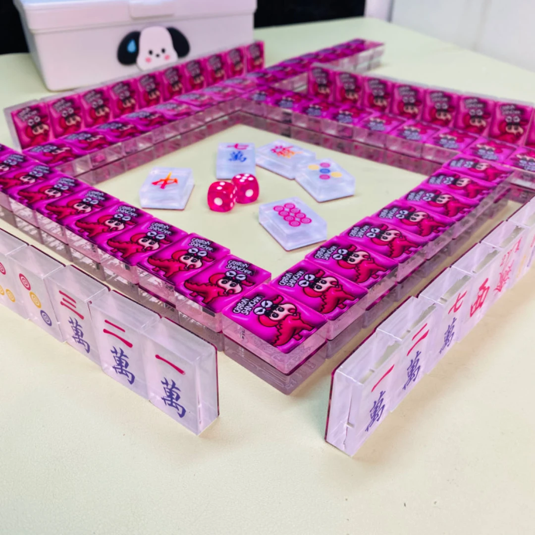 【144张牌整幅麻将】蜡笔小新和他的鳄鱼饼干黑悟空