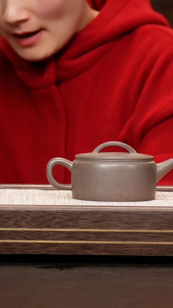 茶壶紫砂青灰 汉瓦200cc 大号