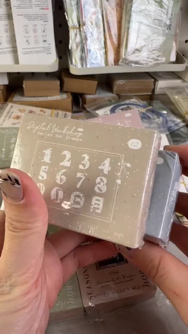 子*✨数字印章 灰色 1盒