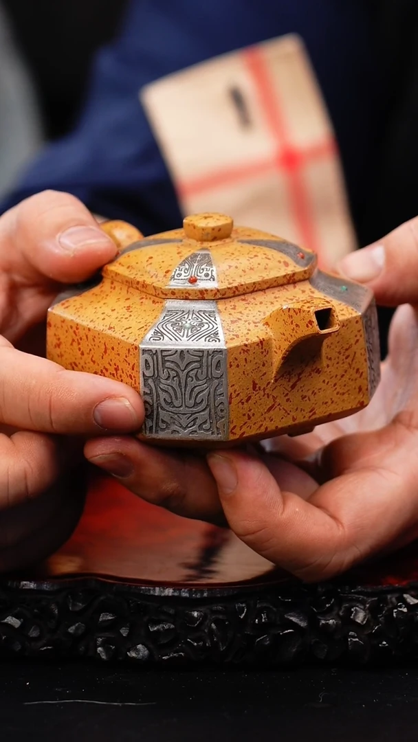 【闪购商品】紫砂茶壶12 扁八方,WJ,////