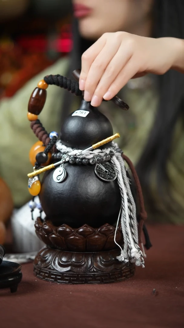 【闪购商品】783号400ml左右的非遗漆器酒葫芦