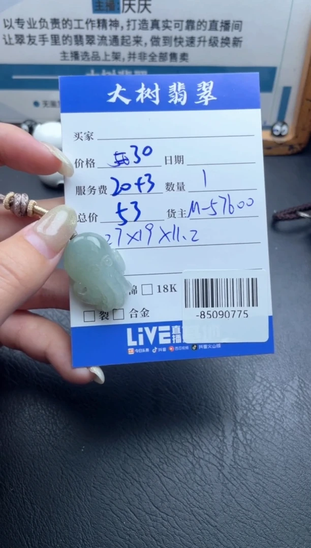 颈饰未镶嵌翡翠多人-85090775