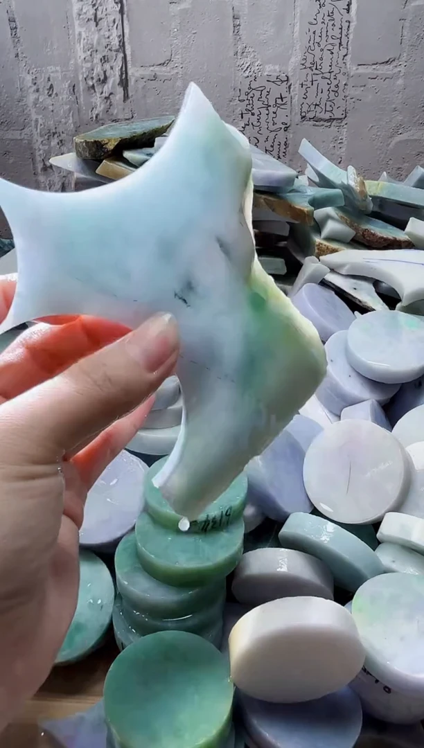 裸石翡翠天然翡翠A货玉 南 853