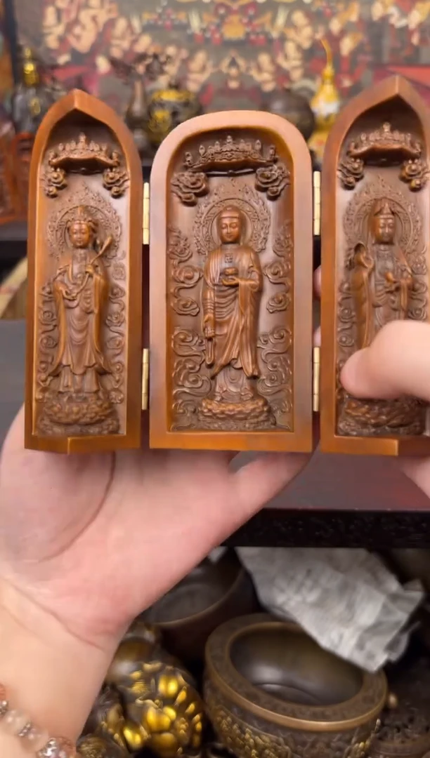 黄杨木西方三圣--百福铜专属精选链接