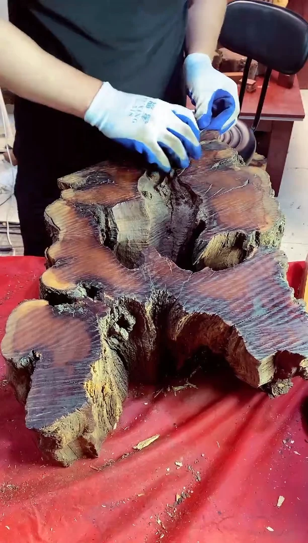 枣木精品大摆件【28】号原木段，尺寸随型