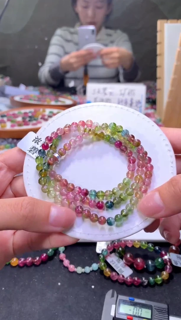 未镶嵌手串碧玺A59【天然碧玺】