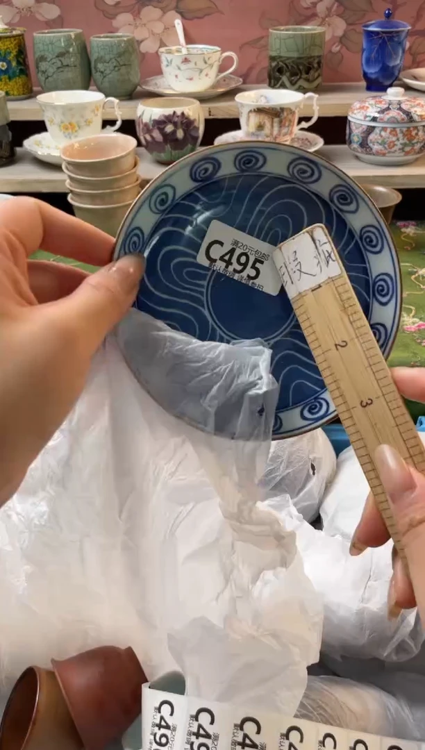 瓷片雁*来瓷器瓷器C495