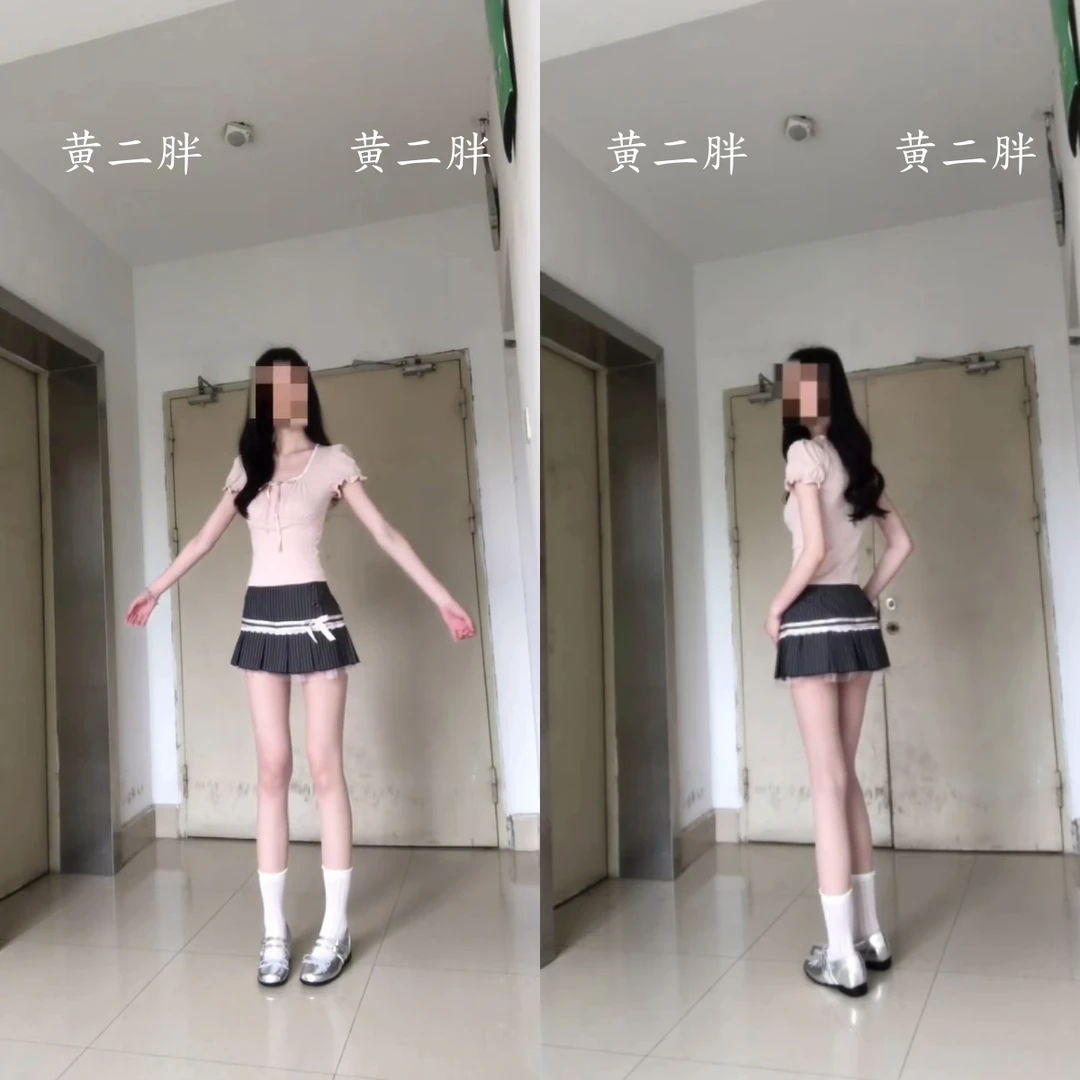 法式方领泡泡袖T恤女+撞色条纹蝴蝶结蕾丝短裙套装2025夏季新款