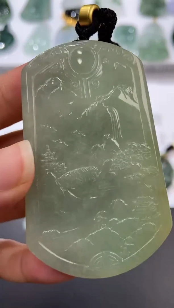 未镶嵌挂件翡翠379611  多人