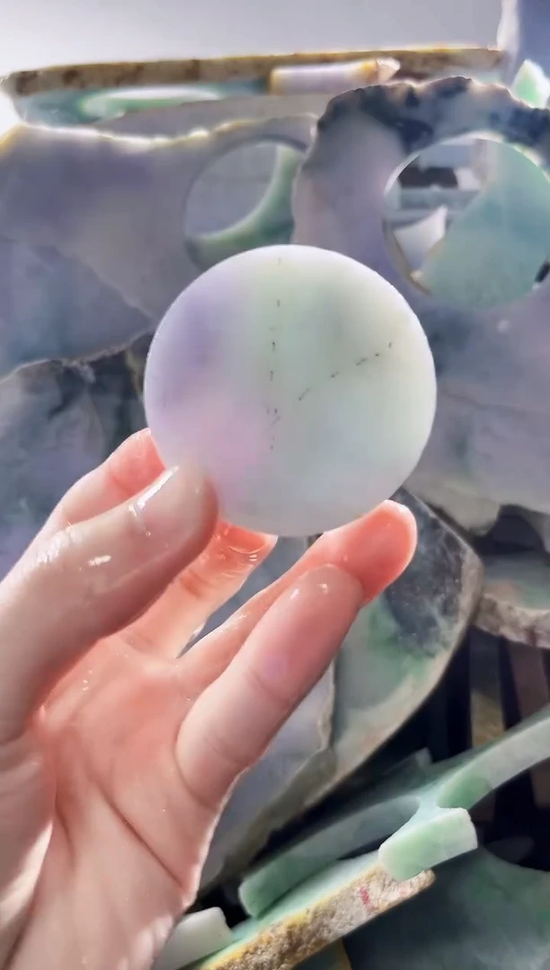 裸石翡翠缅甸翡翠A货文3400