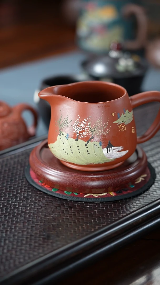 【闪购商品】紫砂茶壶朱泥公道壶1