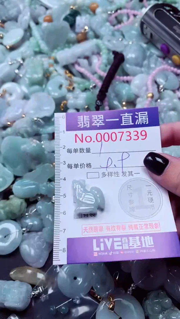 吊坠(不含链)未镶嵌翡翠7339
