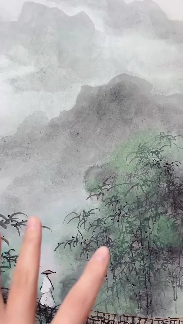 国画秦燕格国画手绘作品Y19